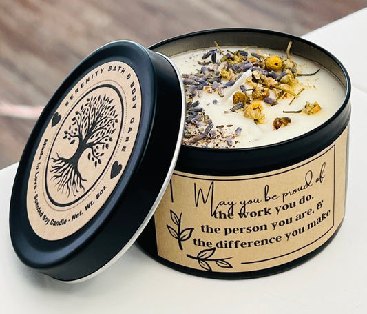 Bulk Inspirational Candles 8oz| Wholesale Candle Gifts-Set of 10- Employee Appreciation Gifts, Corporate Gifts, Thank you Gifts, Staff Gifts, Administrative Professional Gifts