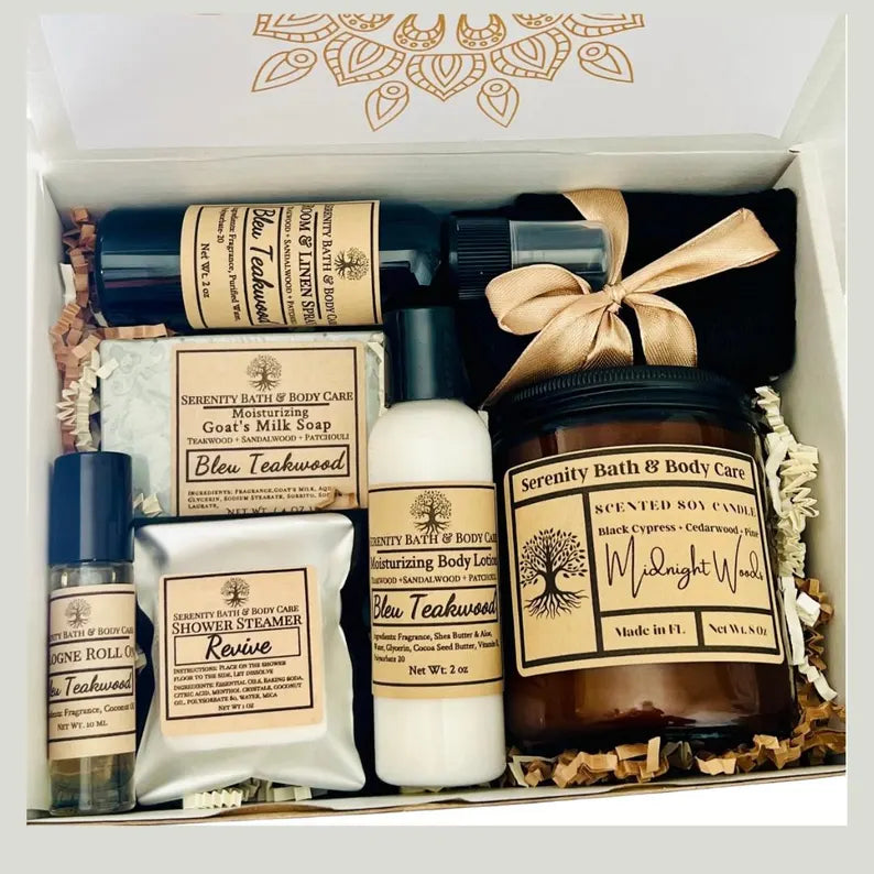 Men Gift Set| Father’s Day Gift| Men Birthday Gift Box| Gift for Husband | Self Care Package for Him|Men Christmas Gift