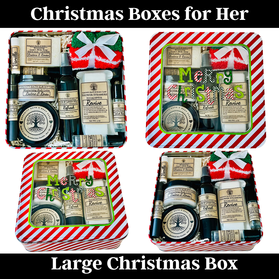 Christmas Gift Box for women, Self Care Gift for Her, Holiday Gift Sets for Women, Bath and body Gift Sets