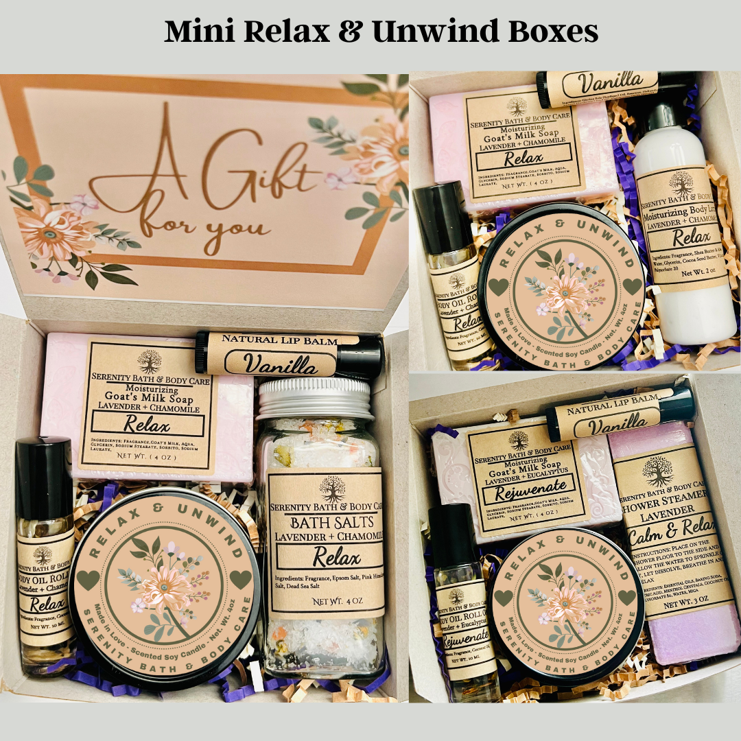 Mini Spa Gift Boxes for Christmas, Employee Appreciation, and Self Care |Corporate Gifts, Bulk Christmas Employees Gifts