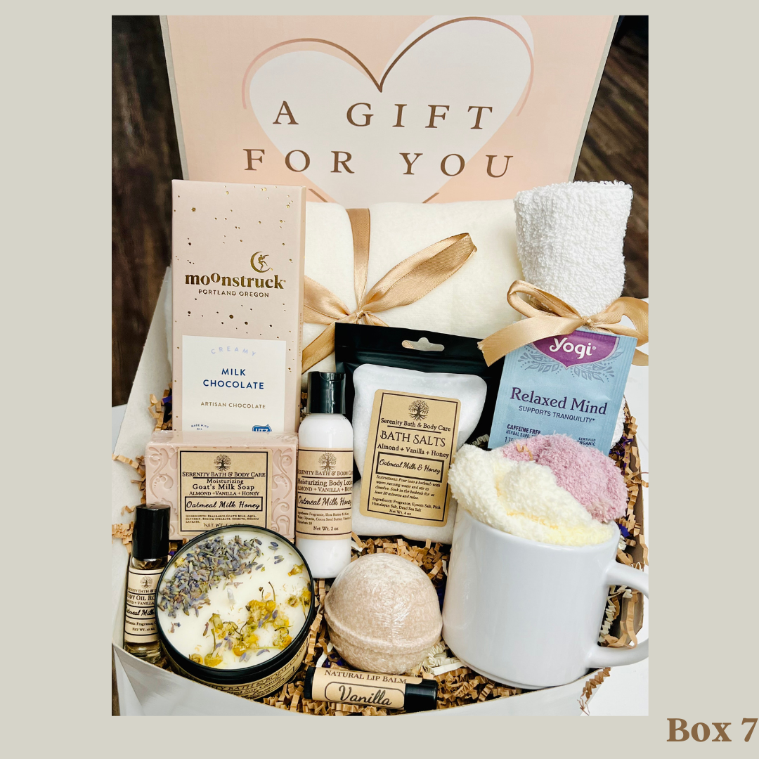 1-Thinking of You Gift Basket, Sympathy Gift Basket, Birthday Gift for Women, Self Care Package, Mother's Day Gift Basket, Sending Hugs, Thank you Gift, Corporate Gifts