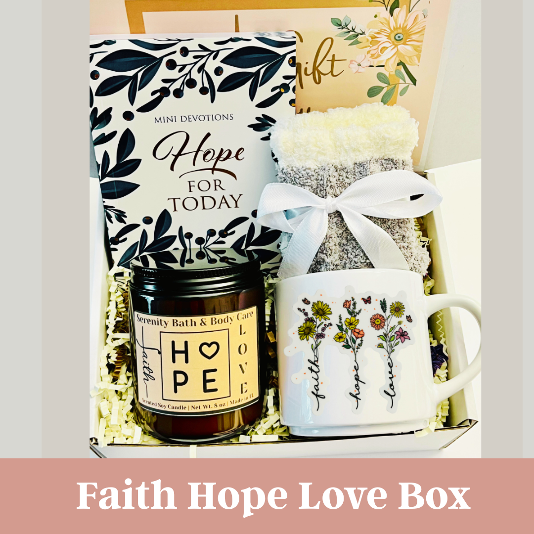 Christian Gift Box for Women, Faith Gift Set, Inspirational Devotional Gift for Birthday, Christmas, Thinking of you