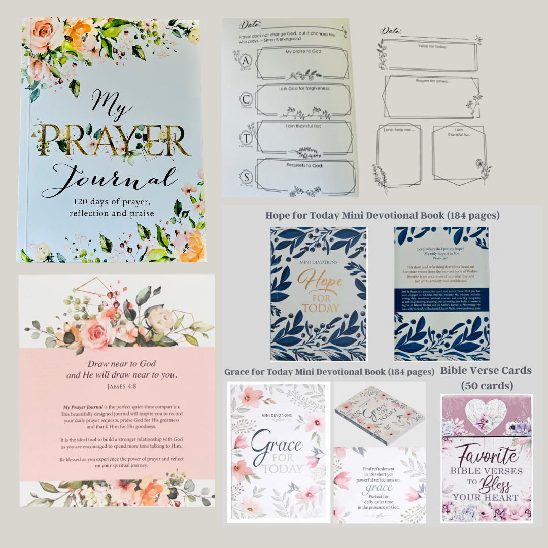 Christian Self Care Gift Box for Women – Prayer Journal, Devotions, Bible Verse Cards, Deluxe Spa Set & Mug – Faith-Based Encouragement Gift for Her, Christmas Gift for Women