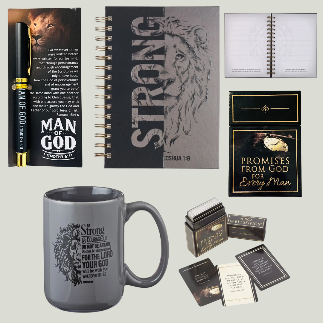 Man of God Christian Gift Box, Men Gifts, Father's Day Gift, Birthday Gift for Husband, Boyfriend, Son, Christmas Gift for Men, Dad Gift