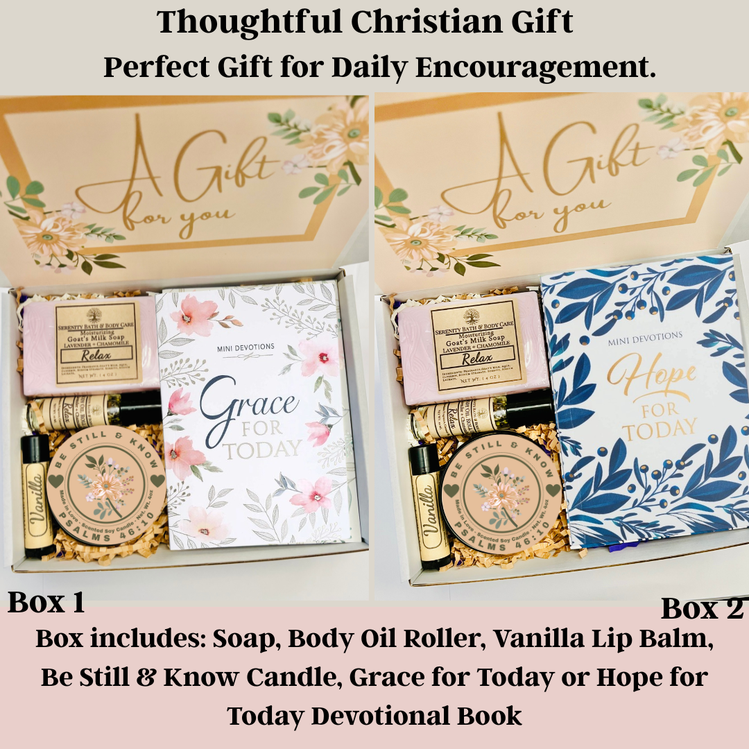 Christian Gift Box for Women, Faith Gift Set, Inspirational Devotional Gift for Birthday, Christmas, Thinking of you