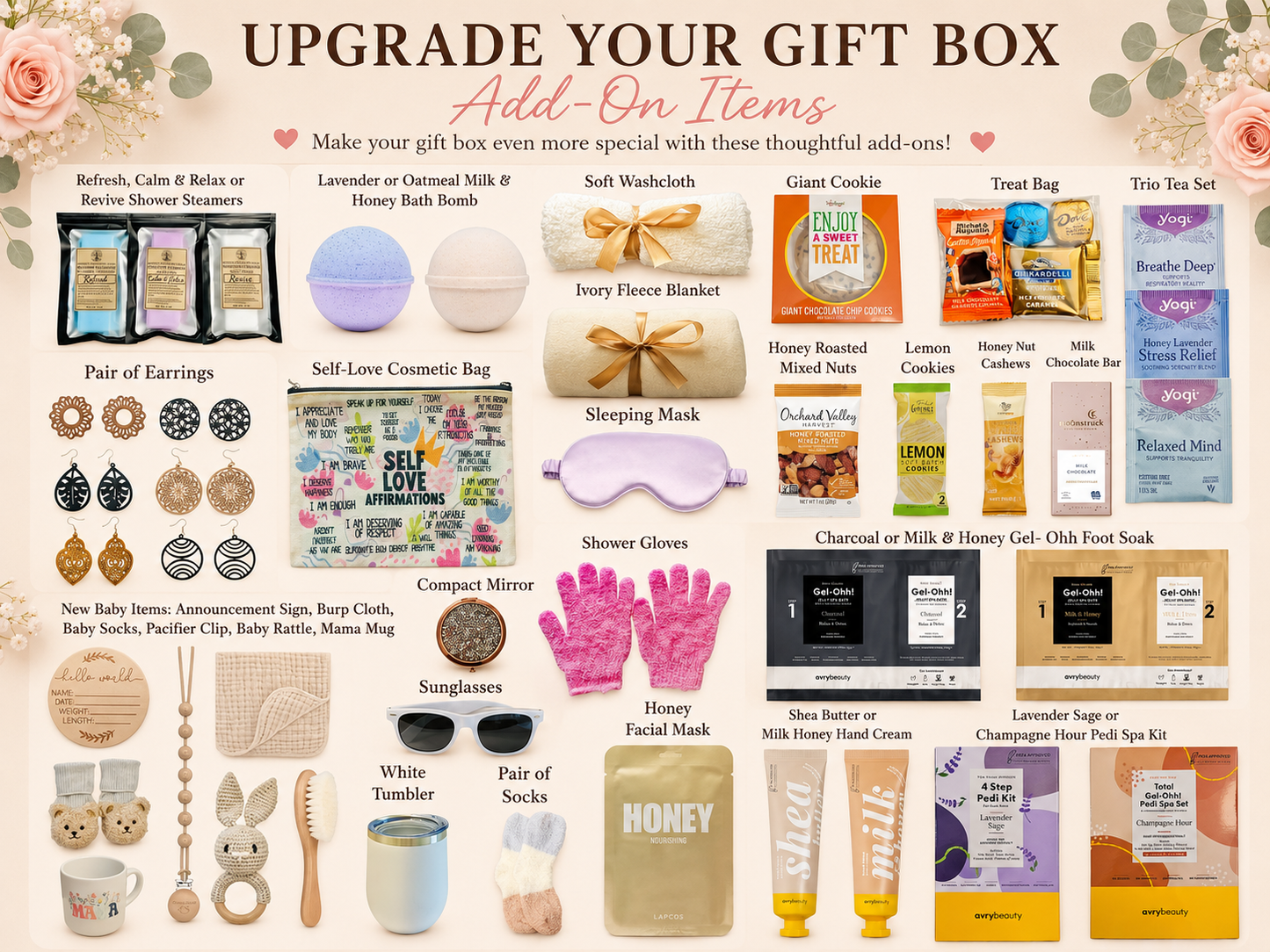 Luxury Self Care Gift Box for Women, Relaxation Gift for Birthday, Get Well, Thank You, or Stress Relief