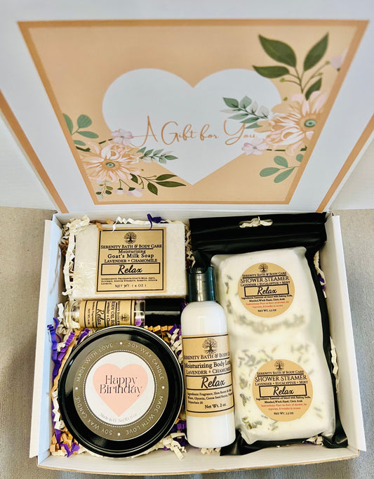 A Gift for Her| Bath and Body Spa Gift Set| Happy Birthday Spa Gift Box| Self Care Gift Box for Women| Gifts for Mom| Birthday Gifts for Her
