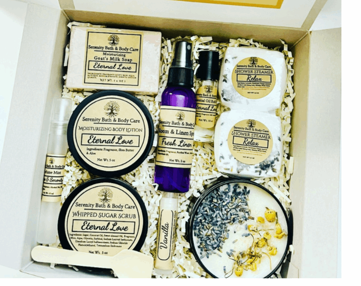 Self-Care Spa Gift Box, Care Package for Women, Thinking of You Care Package Kit, Bath and Beauty Spa store Box, Sending you Sunshine, Birthday