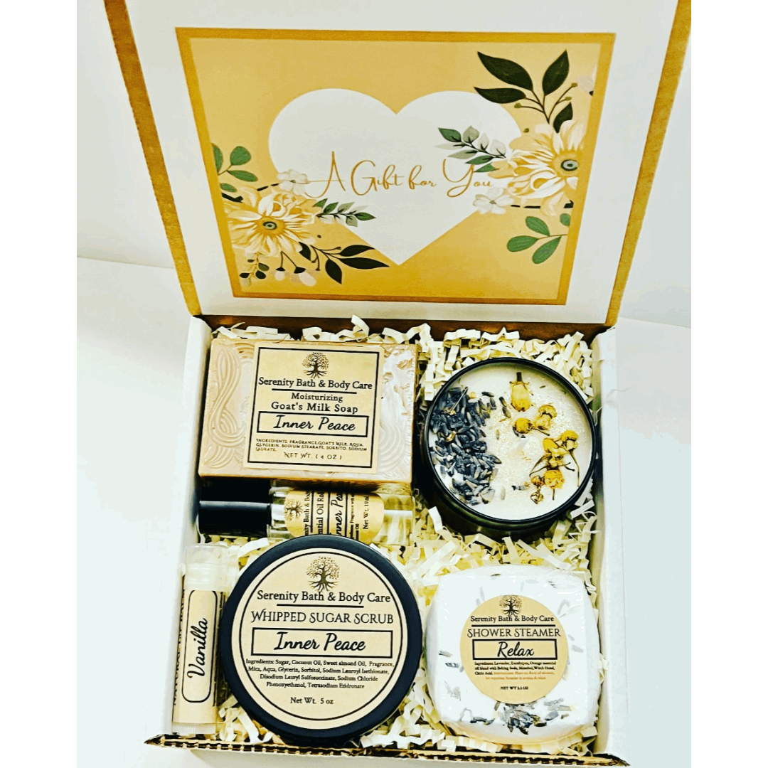 6-Piece Spa Gift Box for Women| Relaxation Self Care Box| Birthday Gift for Her