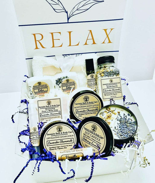 12-Piece Relaxation Spa Gift Set for Women| Self Care Gift Box
