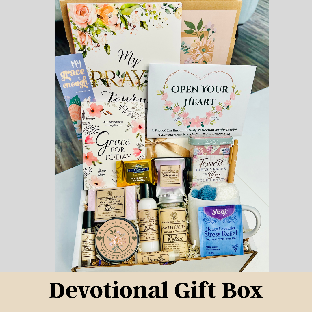 Luxury Spa Gift Box for Women | Self Care, Relaxation & Wellness Gifts| Christian Gifts| Thinking of you| Sympathy Gifts| Holiday Gifts for Women