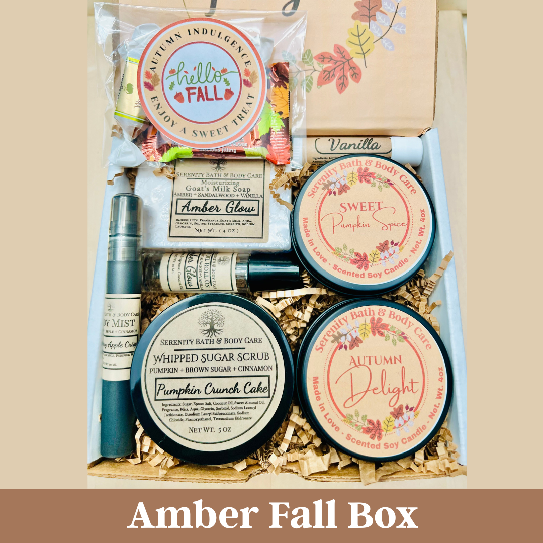 Hello Fall Autumn Spa Gift Box | Self Care Gifts for Women | Cozy Fall Birthday, Thank You & Seasonal Gift