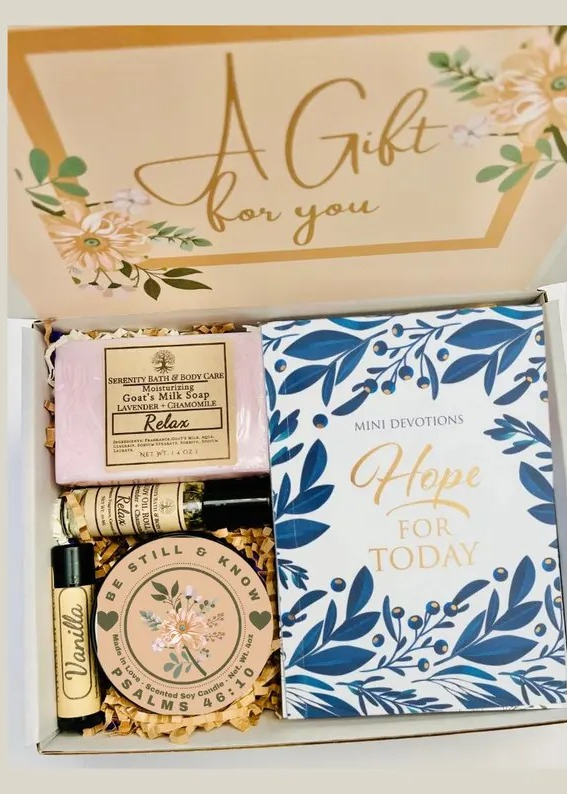 Christian Gift Box for Women, Faith Gift Set, Inspirational Devotional Gift for Birthday, Christmas, Thinking of you