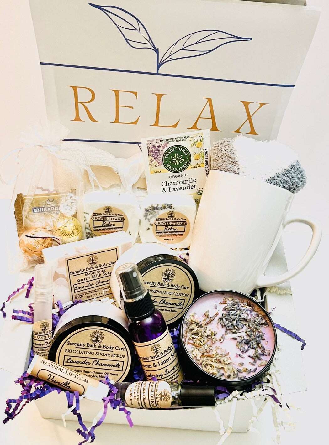 Spa Gifts for Women - Relaxing Self Care Gifts for Women - Bath and Body  Gift Baskets for Women - Birthday Care Package for Women - Get Well Soon