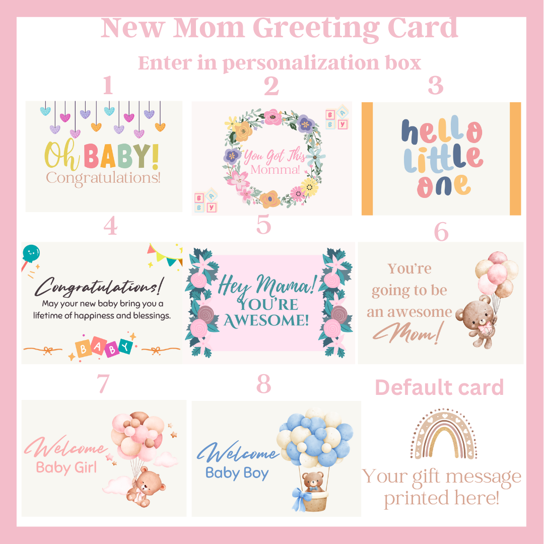 New Mom and New Baby Spa Gift Box, Self Care Package for Her, New Parents Gift Basket, New Mom Gift Basket, Congrats New Mom Gift