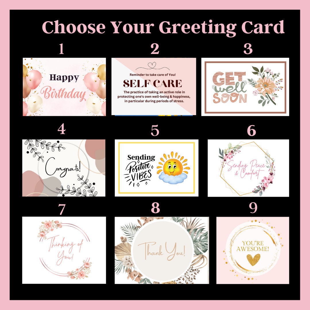 Stress Relief Spa Gift Box | Luxury Self Care Care Package for Her |