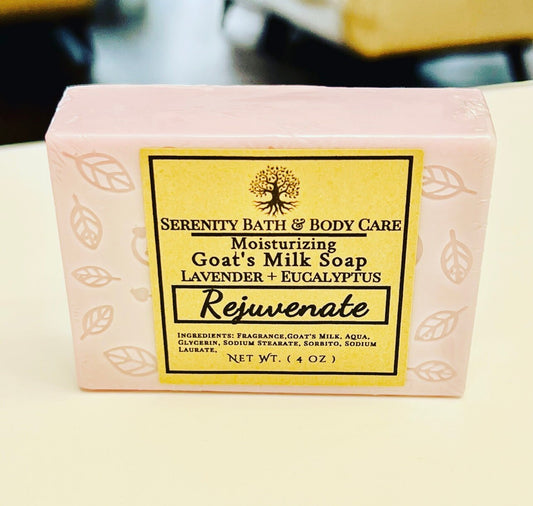 Lavender Eucalyptus Goats Milk Soap| Rejuvenate Soap| Build a Box
