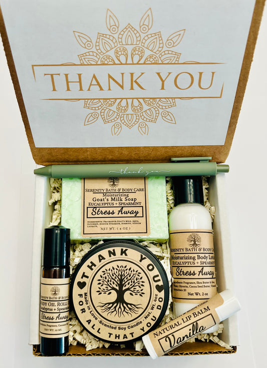 Employee Appreciation Day Gift Box – Thank You Gift for Staff, Co-Worker & Team – Mini Spa Self Care Box