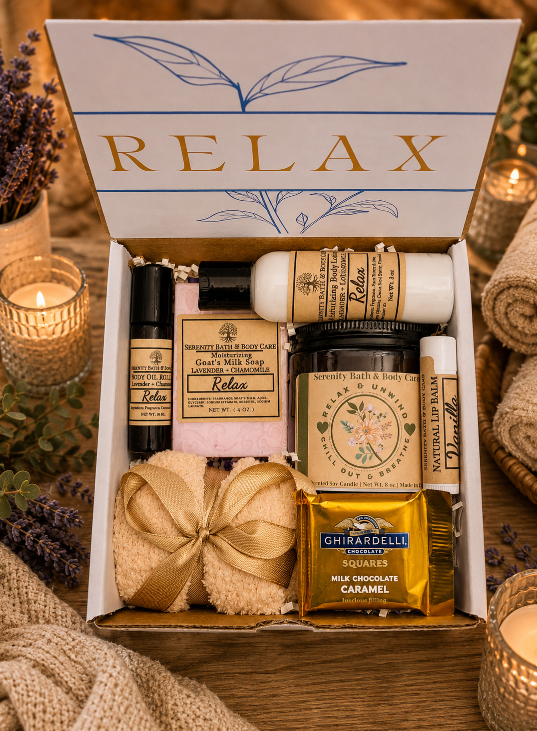 A Self Care Gift Box, Gift for Her, Birthday Gift, Thank you Gift, Employee Gift, Thinking of you Gift, Pamper Gift, Spa Kit, Gift for Women