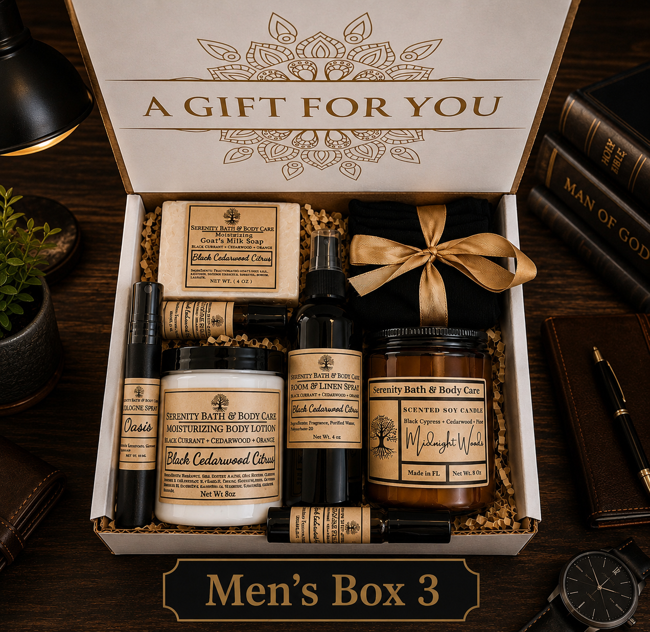 Men Gift Set| Father’s Day Gift| Men Birthday Gift Box| Gift for Husband | Self Care Package for Him|Men Christmas Gift