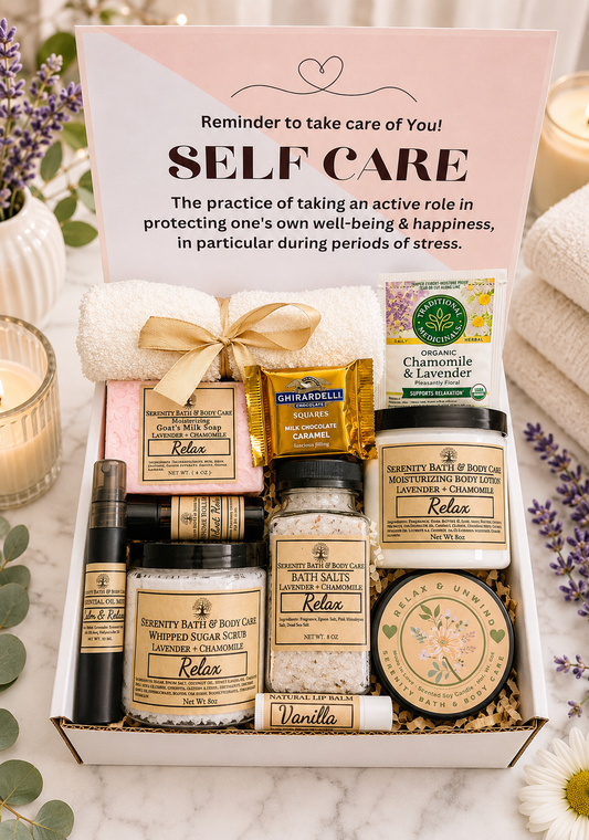 Luxury Spa Gift Box for Women – Relaxation Gift Set for Birthday, Christmas, Thinking of You, Thank you, & Self Care Gift for Her
