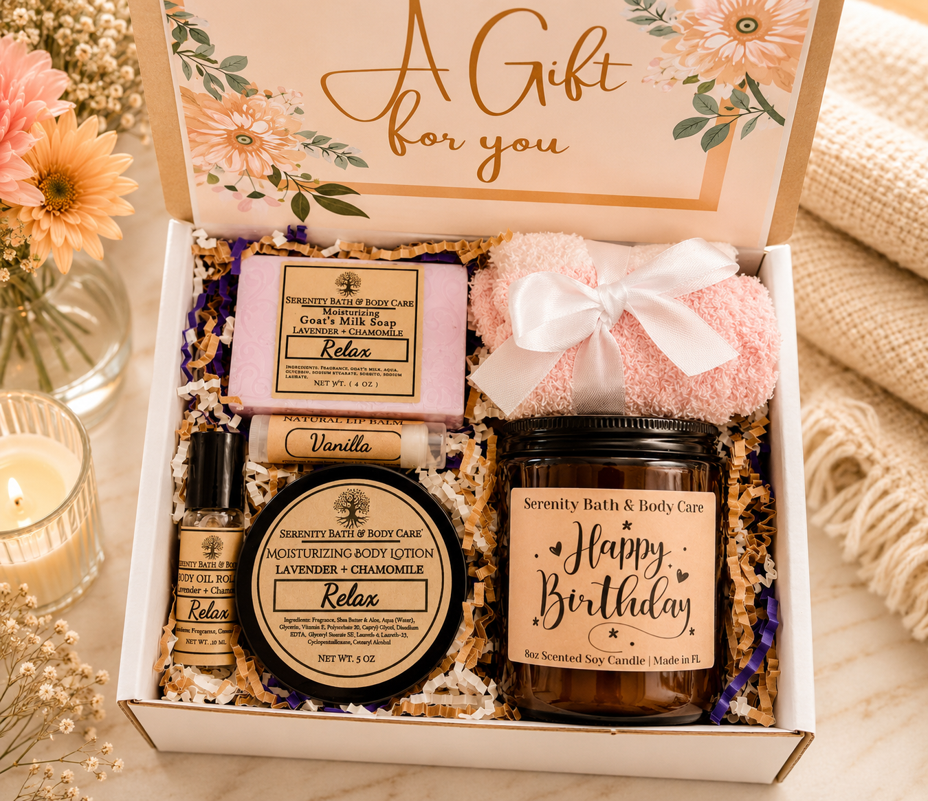 A Birthday Gift for Her| Care Package| Sending Hugs Gift | Self Care Gift Box| Christmas Gifts| Gifts for Mom|