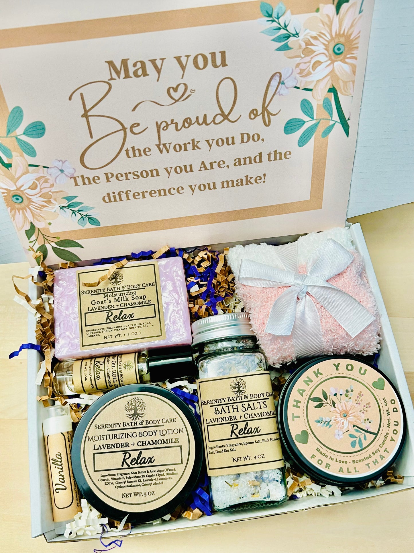 A Coworker Gift, Employee Appreciation Gift, Thank you Gift, Spa Gift Box for Her, Pamper Gift Box, Christmas Gift Box, Mom Gifts