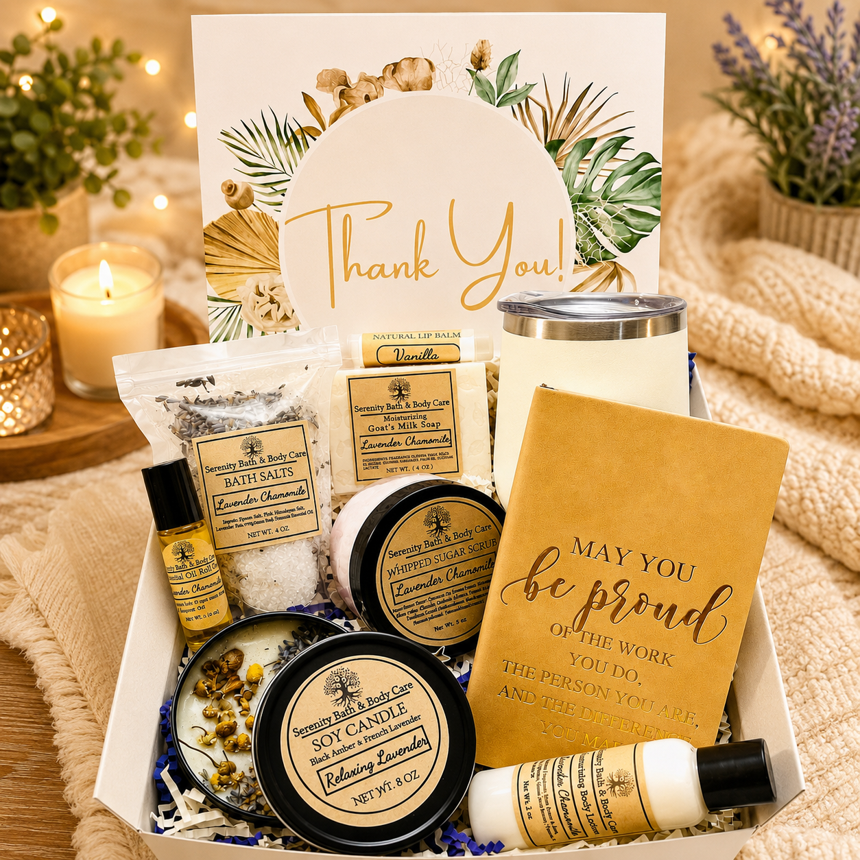Thank You Spa Gift Box for Women, Employee Appreciation Gift Box, Team Gift, Boss Gift