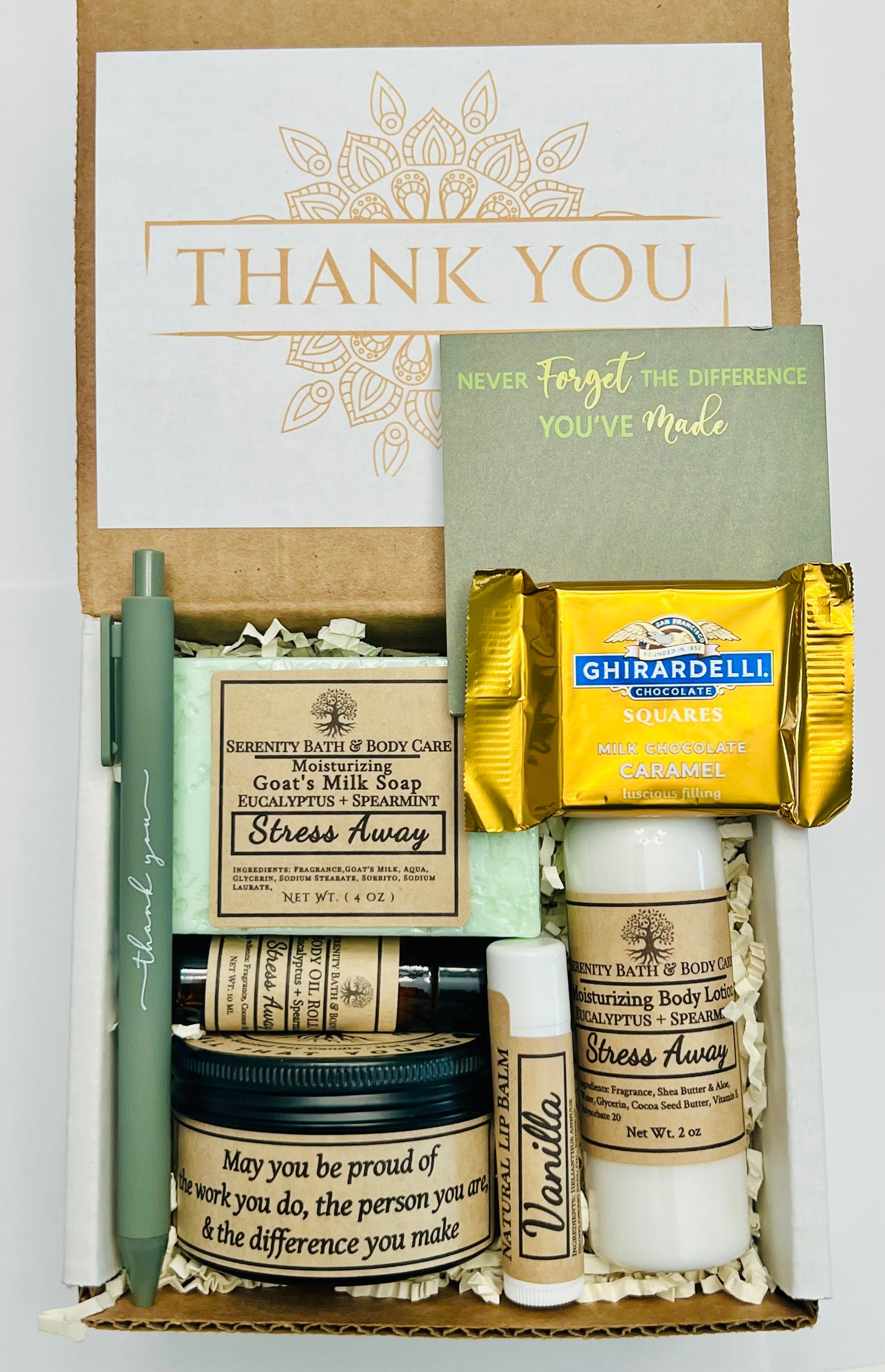 Employee Appreciation Day Gift Box – Thank You Gift for Staff, Co-Worker & Team – Mini Spa Self Care Box