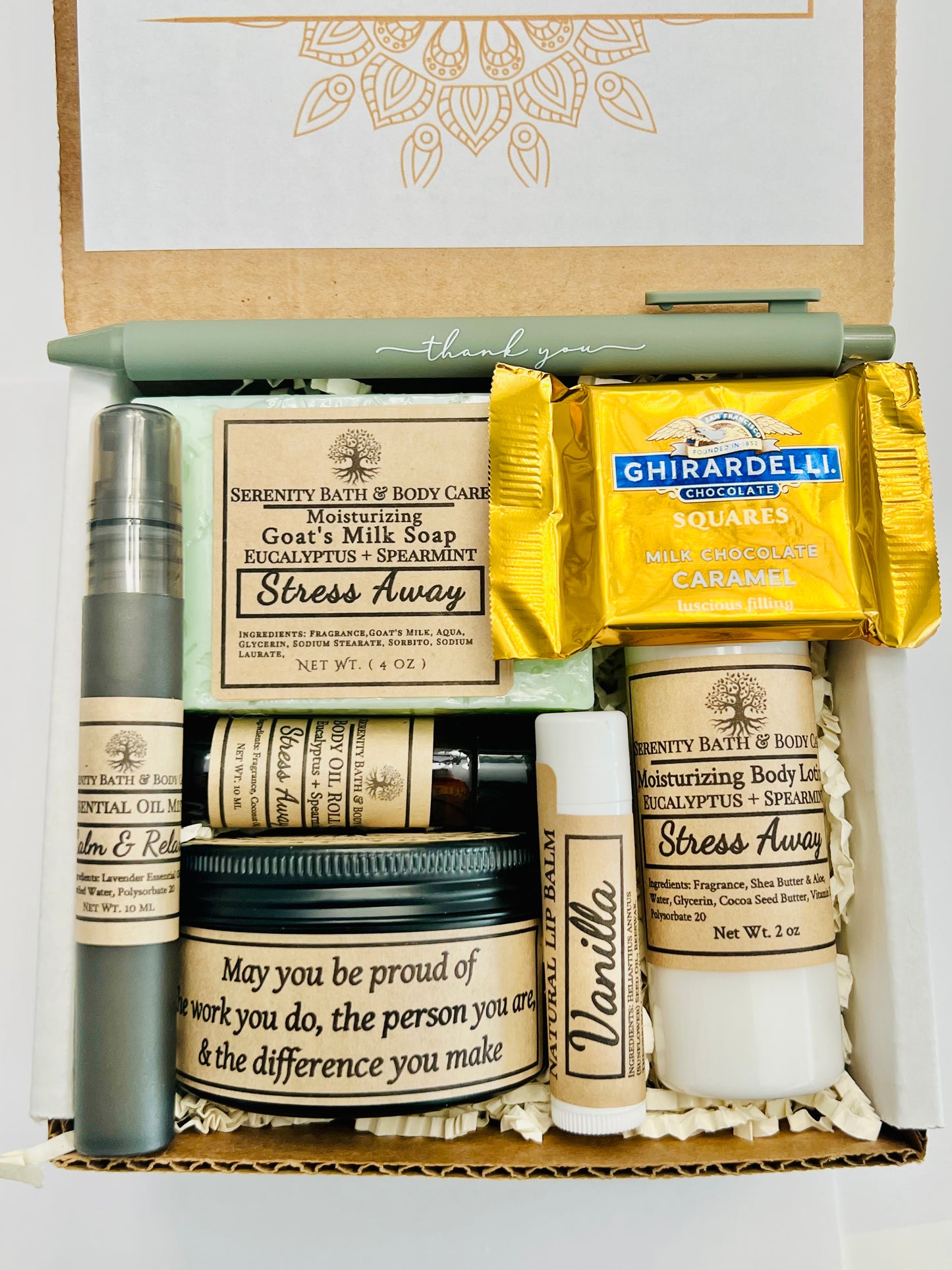Employee Appreciation Day Gift Box – Thank You Gift for Staff, Co-Worker & Team – Mini Spa Self Care Box