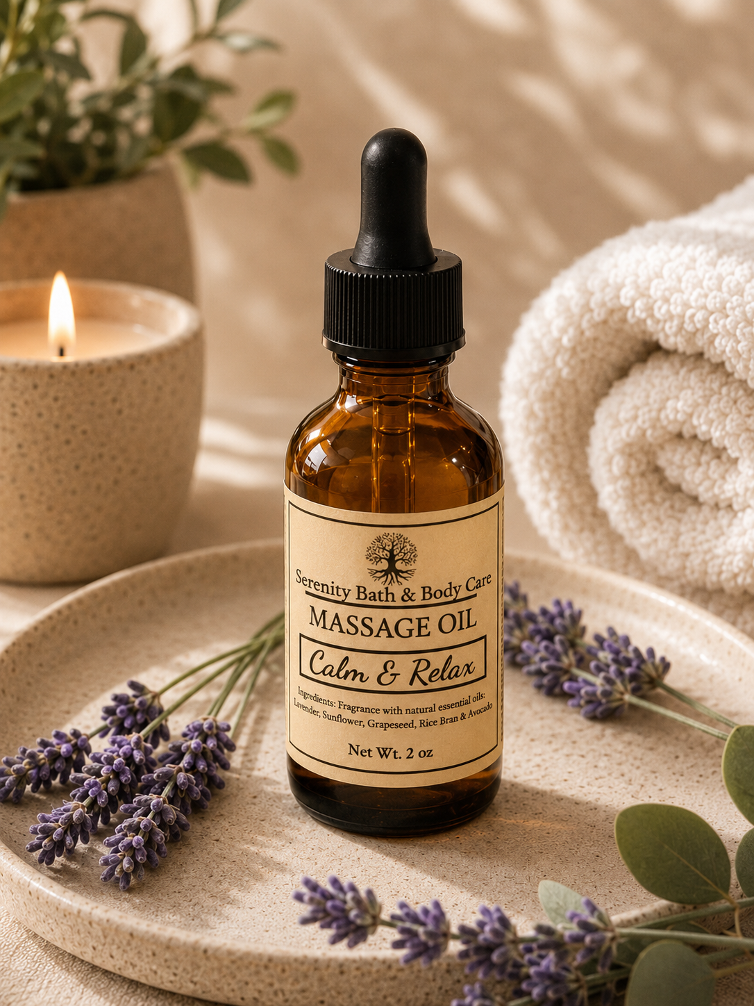 Moisturizing Body Oil, Scented Body Oil, Massage Body Oil, Gift for Her, Revitalizing Body Oil for Skin Care and Self-Care