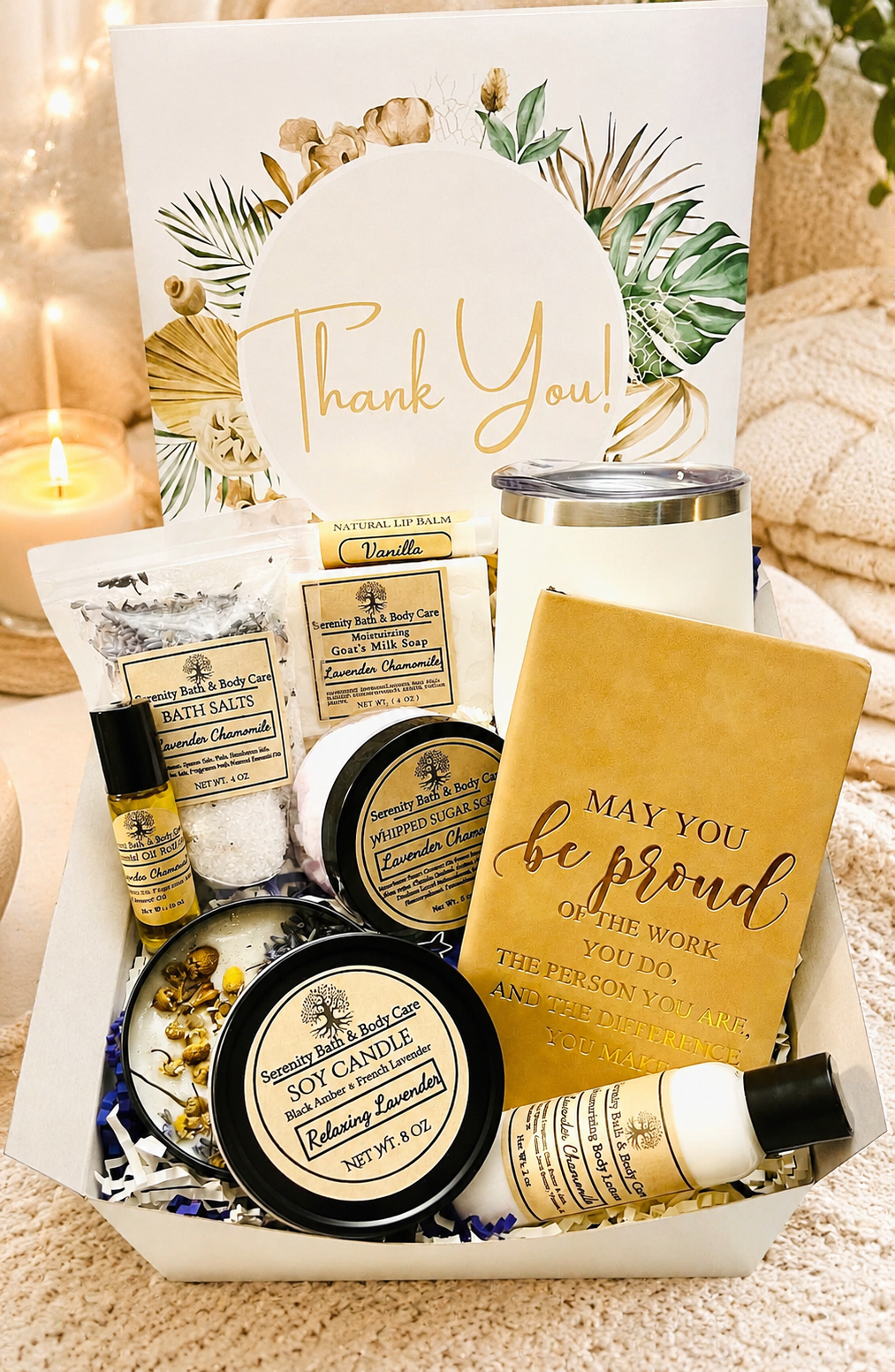 Thank You Spa Gift Box for Women, Employee Appreciation Gift Box, Team Gift, Boss Gift
