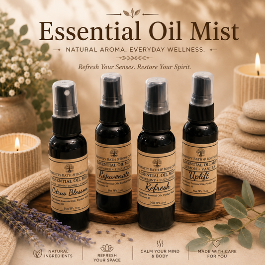 Essential Oil Mist, Body Mist, Cologne Body Mist- Build a box