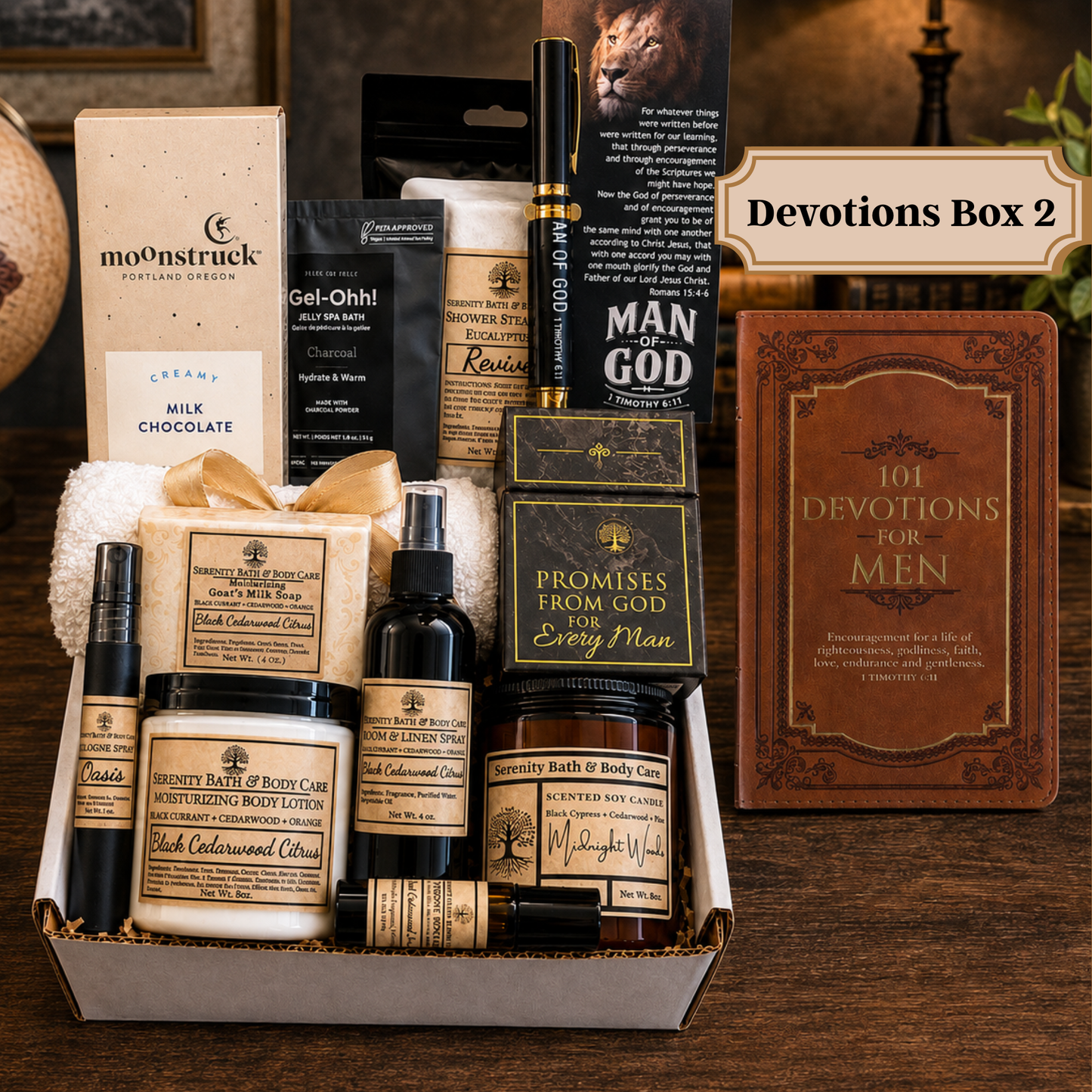 Man of God Christian Gift Box, Men Gifts, Father's Day Gift, Birthday Gift for Husband, Boyfriend, Son, Christmas Gift for Men, Dad Gift
