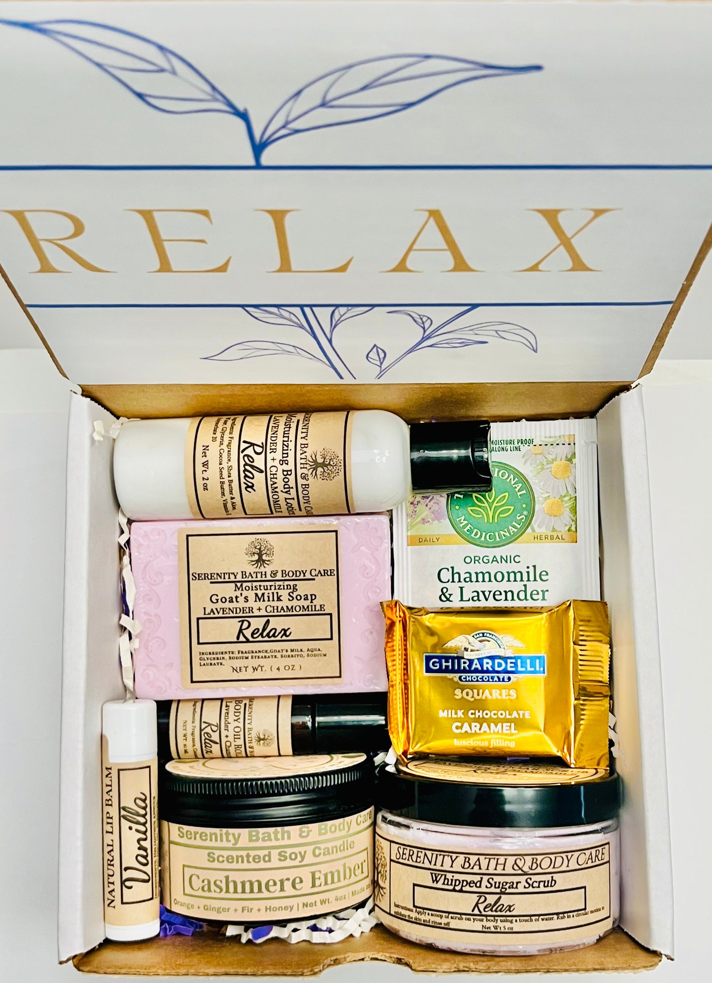 Luxury Relax Spa Gift Box – Birthday, Christmas, Thinking of You, Thank you, & Self Care Gift