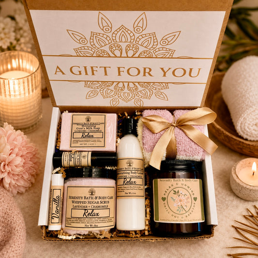 Luxury Spa Gift Box for women for Her, Birthday Gift, Thank you Gift, Self Care Gift, Thinking of You Care Package, Christmas Gift for Mom