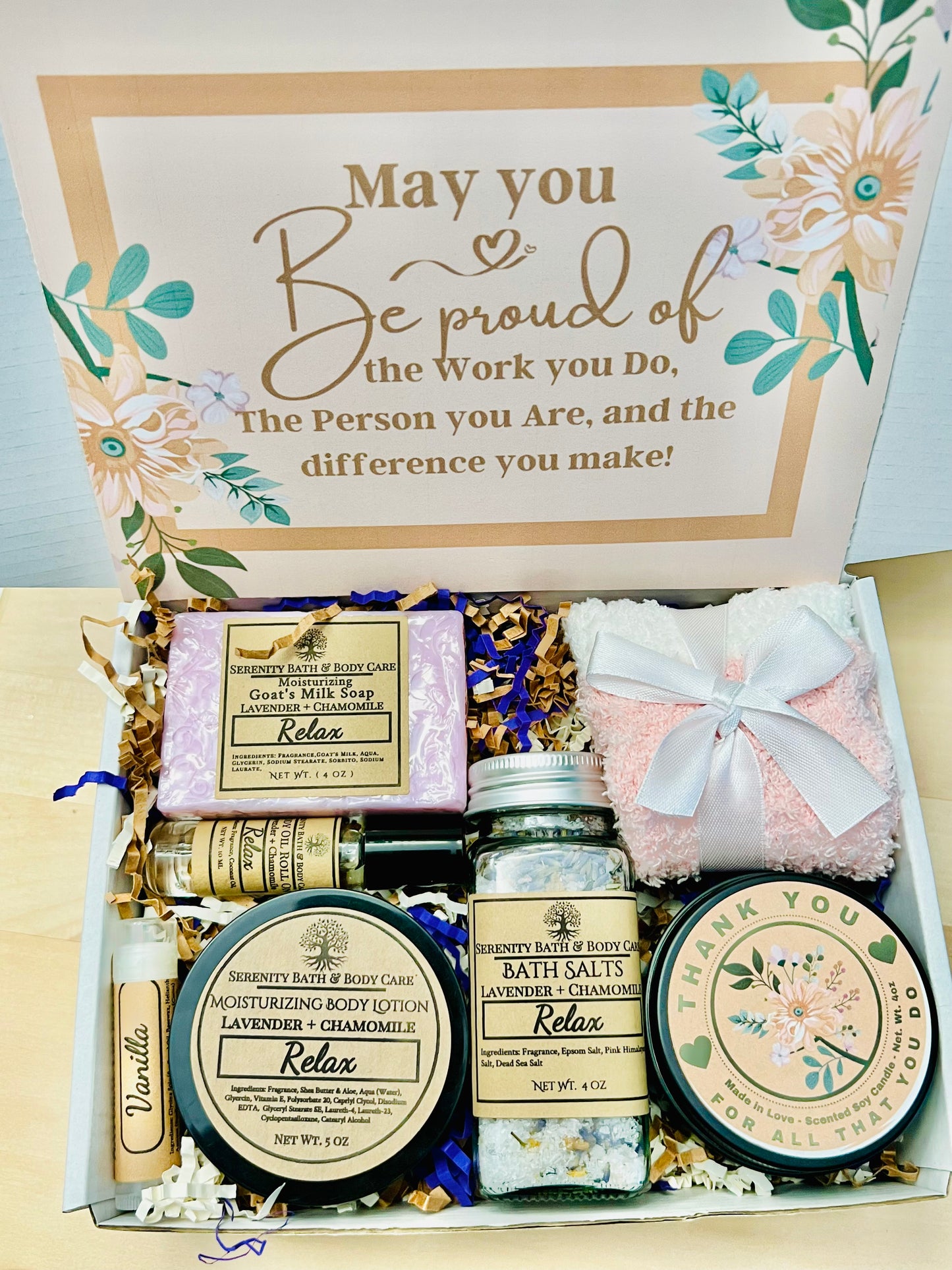 A Coworker Gift, Employee Appreciation Gift, Thank you Gift, Spa Gift Box for Her, Pamper Gift Box, Christmas Gift Box, Mom Gifts