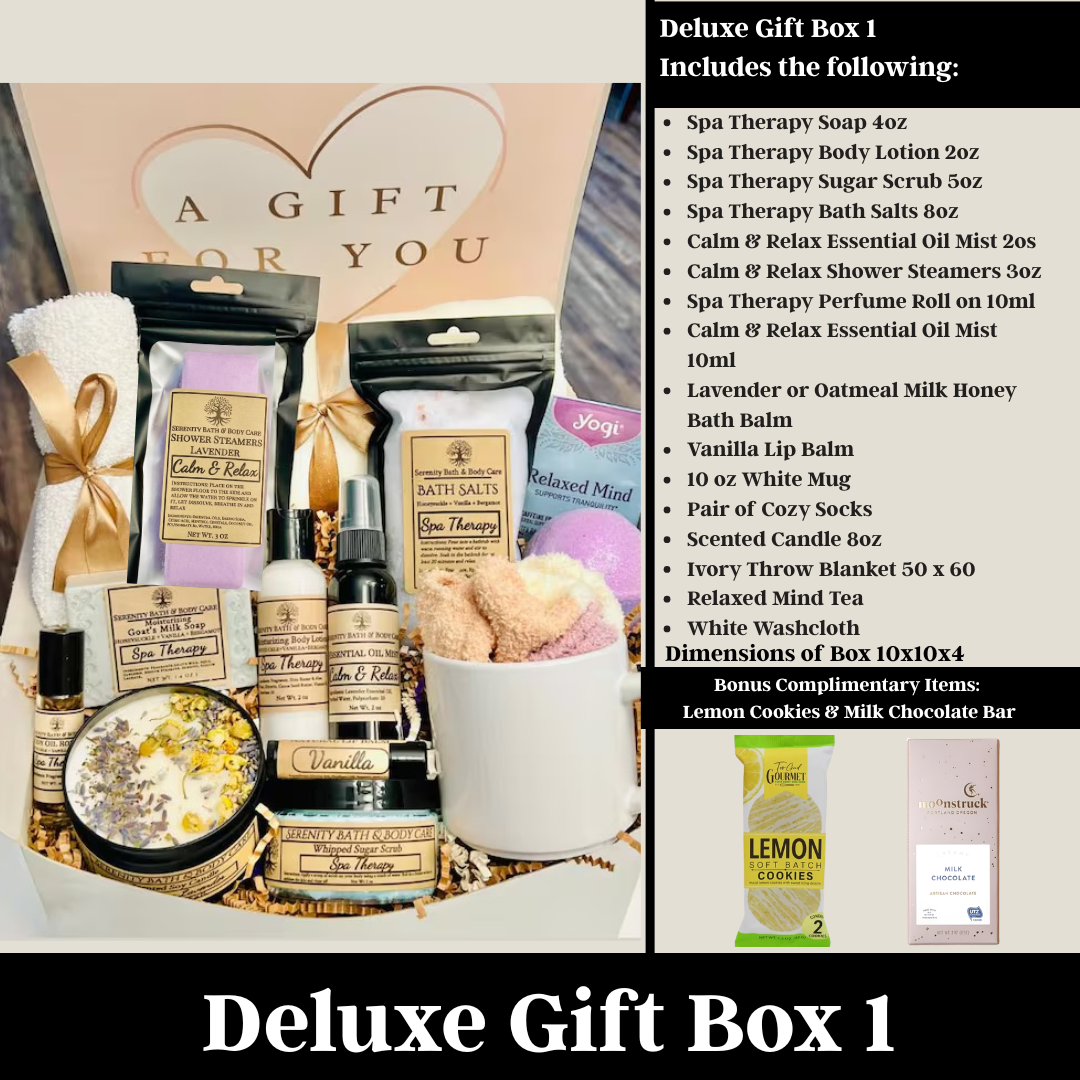 Deluxe Spa Gift Box for Women – Luxury Self-Care Basket with Cozy Blanket, Candle, Bath Essentials, Birthday, Sympathy & Get Well Gift
