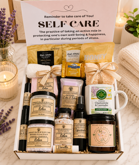 Deluxe Spa Gift Box for Women– Relaxation Gift Basket for Birthday, Christmas, Thinking of You, Thank you, & Self Care Gift for Her
