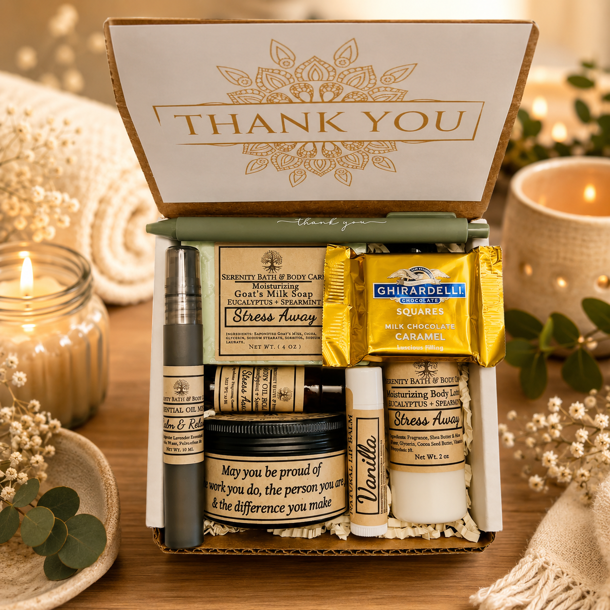 Small Thank You Gift Box – Gift for Staff, Co-Worker & Team – Mini Gift Box for Employees