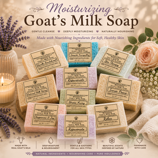 4 Soap Bars for $33.33- Buy More, Save More! Natural Soap Bars-Goat's Milk Soap