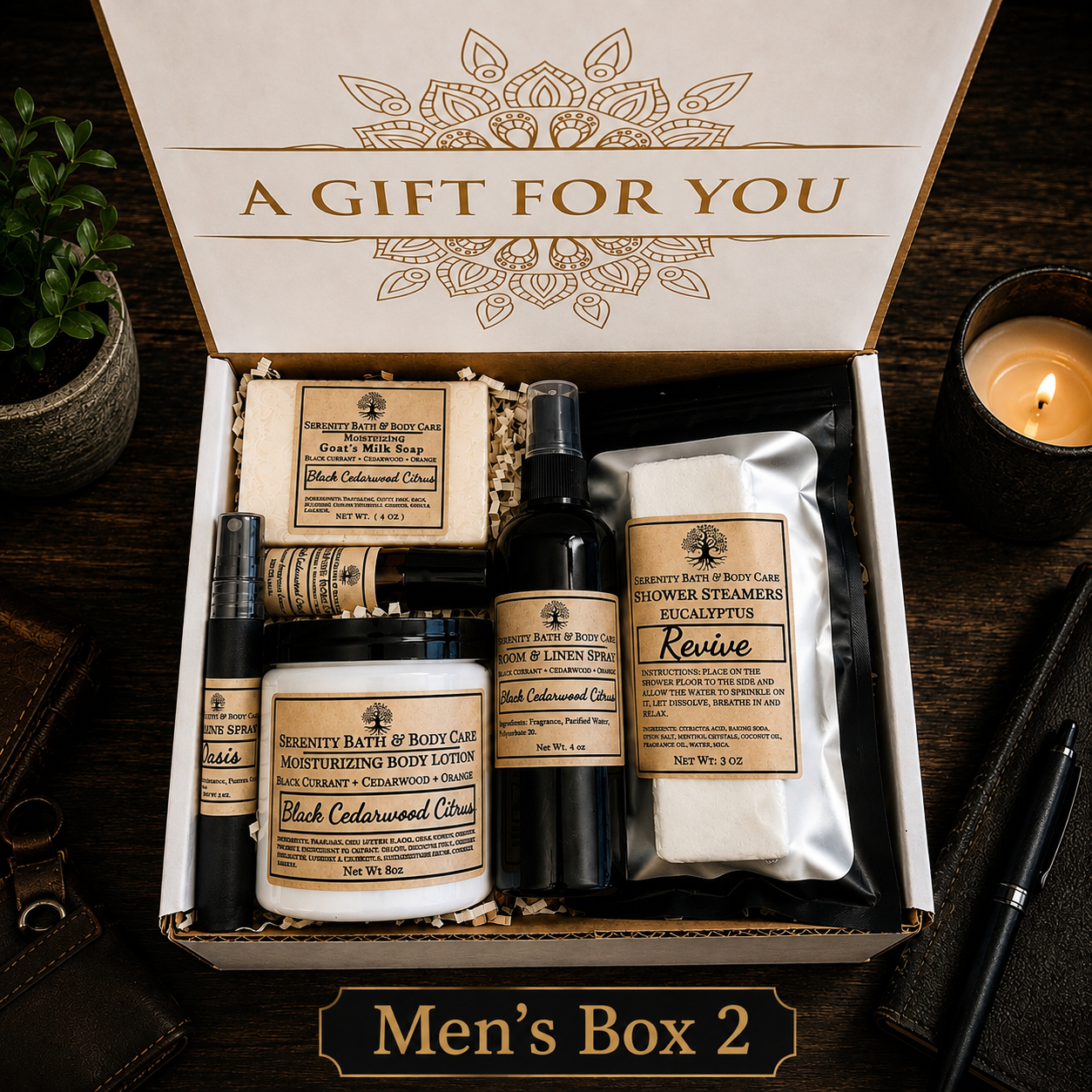 Men Gift Set| Father’s Day Gift| Men Birthday Gift Box| Gift for Husband | Self Care Package for Him|Men Christmas Gift