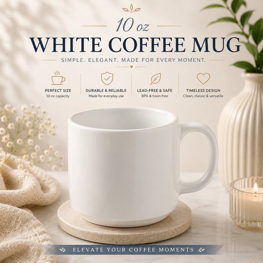 White Mug 10oz-Build a Box Add on Item