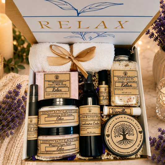 Luxury Spa Gift Box for Women – Relaxation Gift Set for Birthday, Christmas, Thinking of You, Thank you, & Self Care Gift for Her