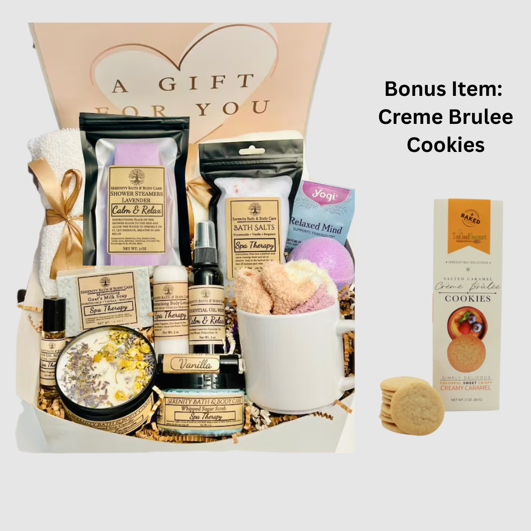 Deluxe Spa Gift Basket with Blanket| Birthday Gift| Self Care Gift| Christmas Gift for Her|