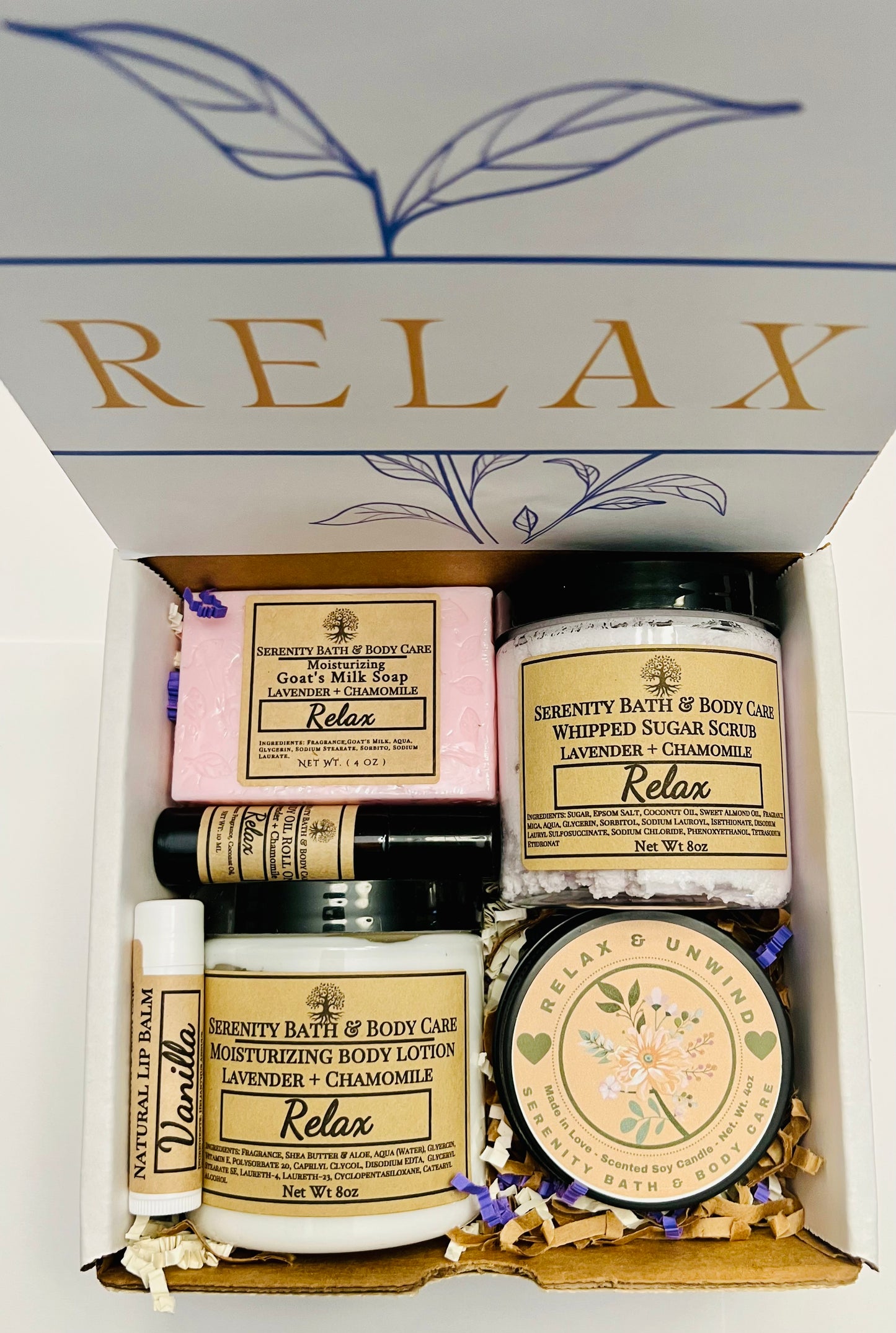 Luxury Relax Spa Gift Box – Birthday, Christmas, Thinking of You, Thank you, & Self Care Gift