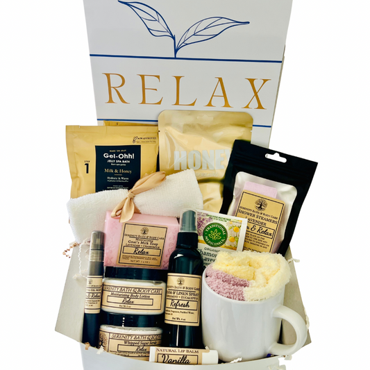 Luxury Relax Spa Gift Box – Birthday, Christmas, Thinking of You, Thank you, & Self Care Gift