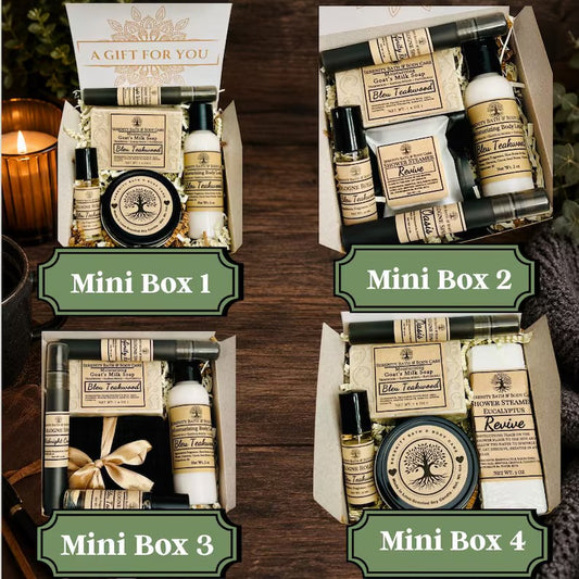 Men Spa Gift Set, Luxurious Self Care Kit for Him, Father's Day & Coworker Gift, Perfect Birthday and Husband Gift, Christmas Gift for Men