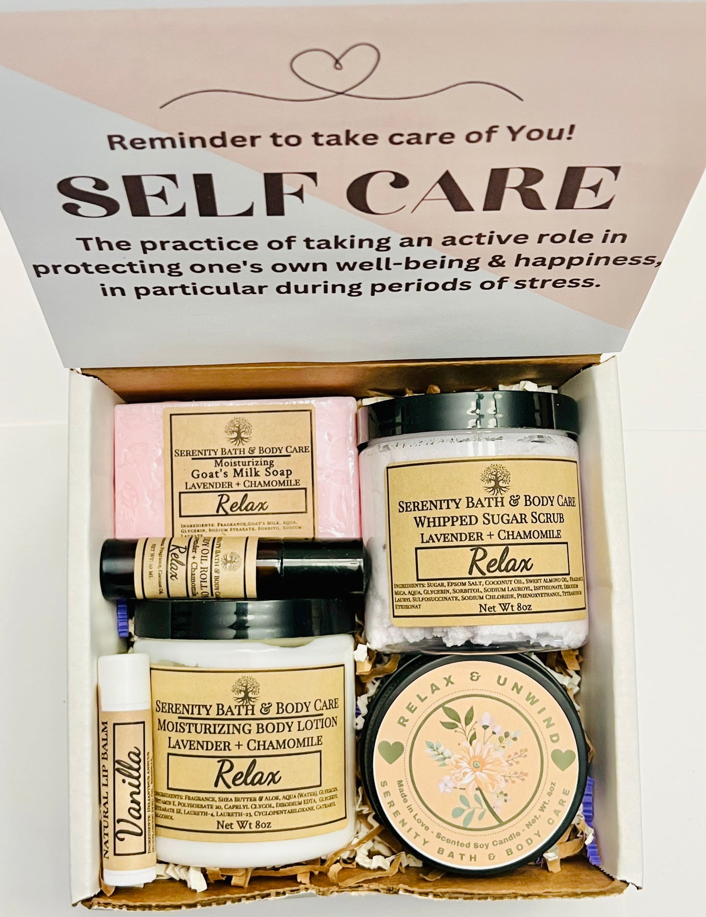 Luxury Relax Spa Gift Box – Birthday, Christmas, Thinking of You, Thank you, & Self Care Gift