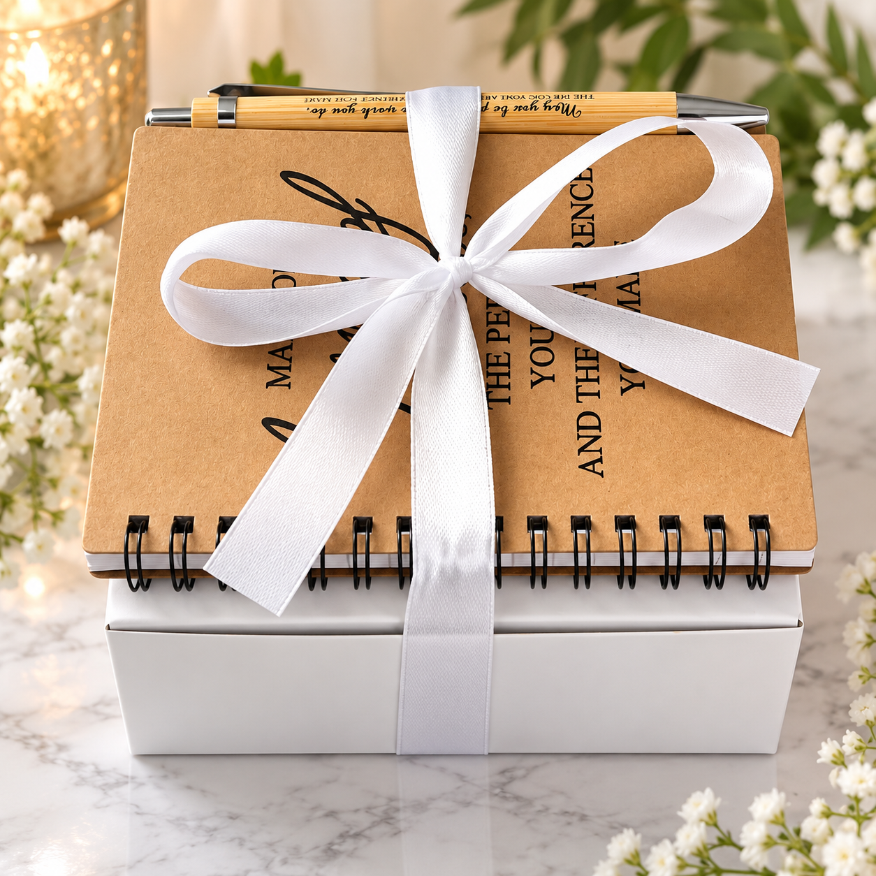 Mini Stress Away Thank You Gift Box with May You Be Proud Journal & Pen| Employee Appreciation Gift | Co-Worker Gift